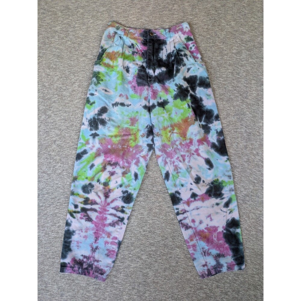 Vintage Esprit Sport Jeans Women's Tie-Dye Size 7/8 Pocketless Back RARE